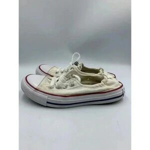 Converse Chuck TaylorWomen's Shoreline Sneaker Size 6 White SlipOn Low Top Shoe 